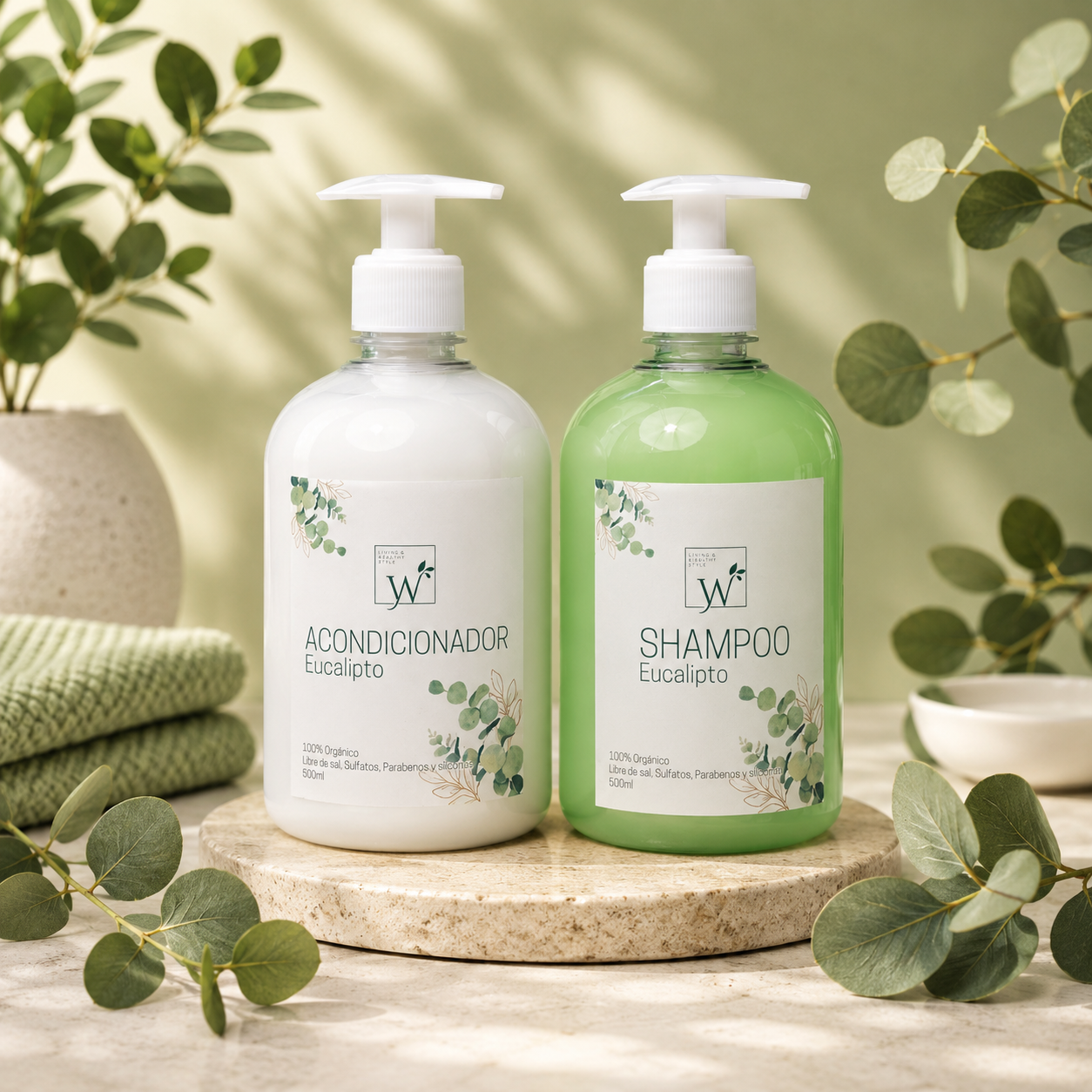 Shampoo & Acondicionador Eucalipto